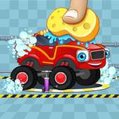 Blaze Monster Truck Car Wash Game