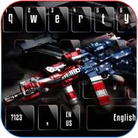 Keyboard American Gun