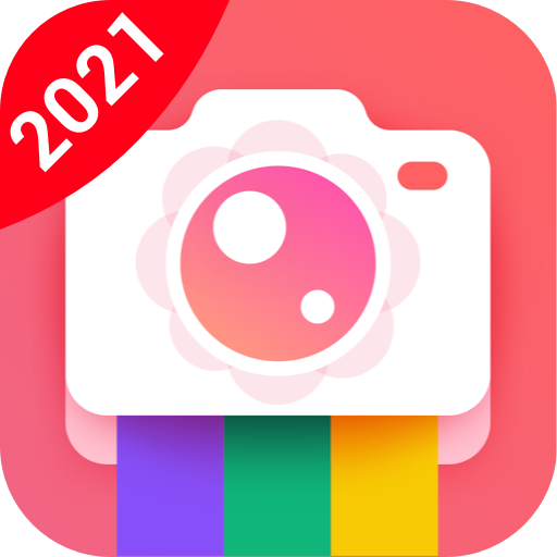 ikon Bloom Kamera Selfie, Beauty Filter, Sticker Lucu