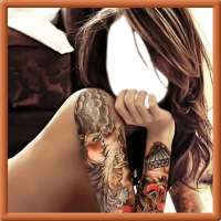 Women Tattoo Face Montage on 9Apps