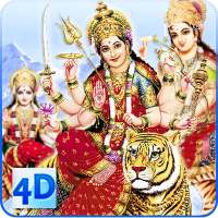 4D Maa Durga Live Wallpaper