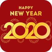 New Year greeting card 2020 on 9Apps