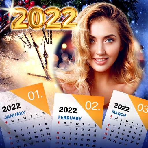 2022 New Year Calendar Frames