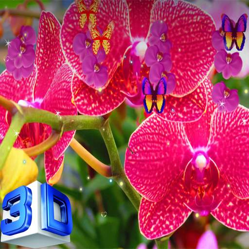 Orchid Live Wallpaper - Screen Lock, Sensor, Auto