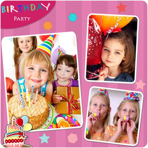 Happy Birthday Collage Frames