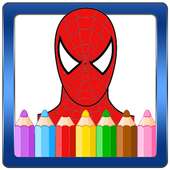 Coloring Book for the amazing spider hero