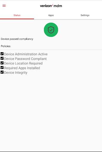 Verizon MDM screenshot 3