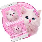 Leuk roze Kitty-toetsenbord