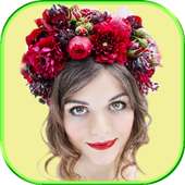 Flower Crown Hairstyle Montage on 9Apps