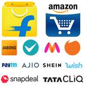 All in One Shopping App: AJIO, Shopclues, Flipkart
