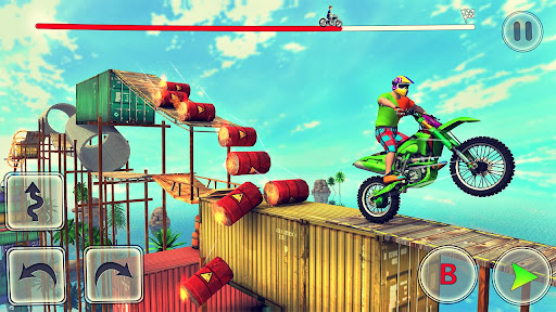 Bike Stunt 3d Motorcycle Games screenshot 5
