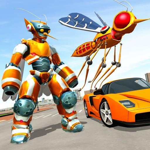 Mosquito Robot Car Game - Transforming Robot Games