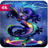 Fonds d'écran Dragon 4K - Sans Internet