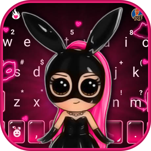 Sexy Bunny Girl Keyboard Theme icon
