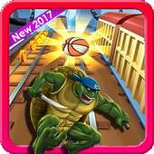 Subway Ninja Surfer Turtle
