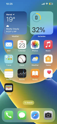 Launcher iOS 16 скриншот 2