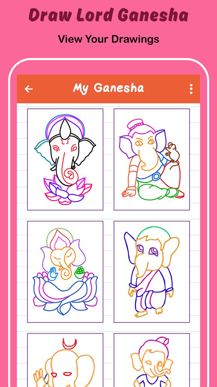 Ganesh Drawing PNG Transparent Images Free Download | Vector Files | Pngtree