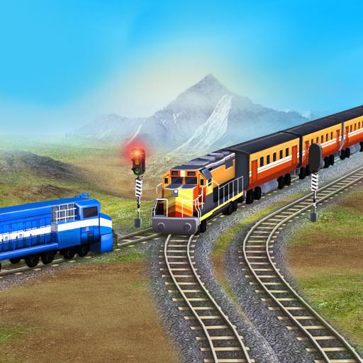 ट्रेन रेसिंग खेलों 3 डी 2 प्लेयर आइकन