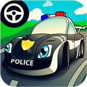 Cop car games for little kids