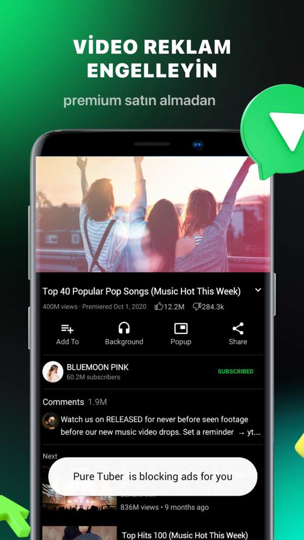 Pure Tuber - Block Ads for Video, Free Premium screenshot 2