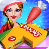 Crayon Cake Maker Game: Kids Cooking Fun