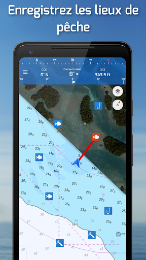 Fishing Points: Marées et Cartes screenshot 4