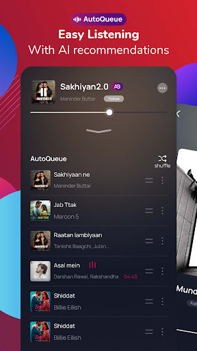 Gaana Songs & Music Player App скриншот 5