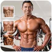 Six pack photo editor: abs chest muscle builder