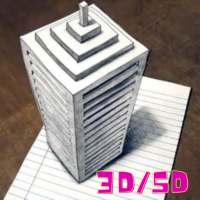 How to draw 3D 5D