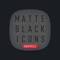 Matte Black SQUIRCLE Icons