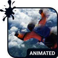 Skydiving Animated Keyboard   Live Wallpaper