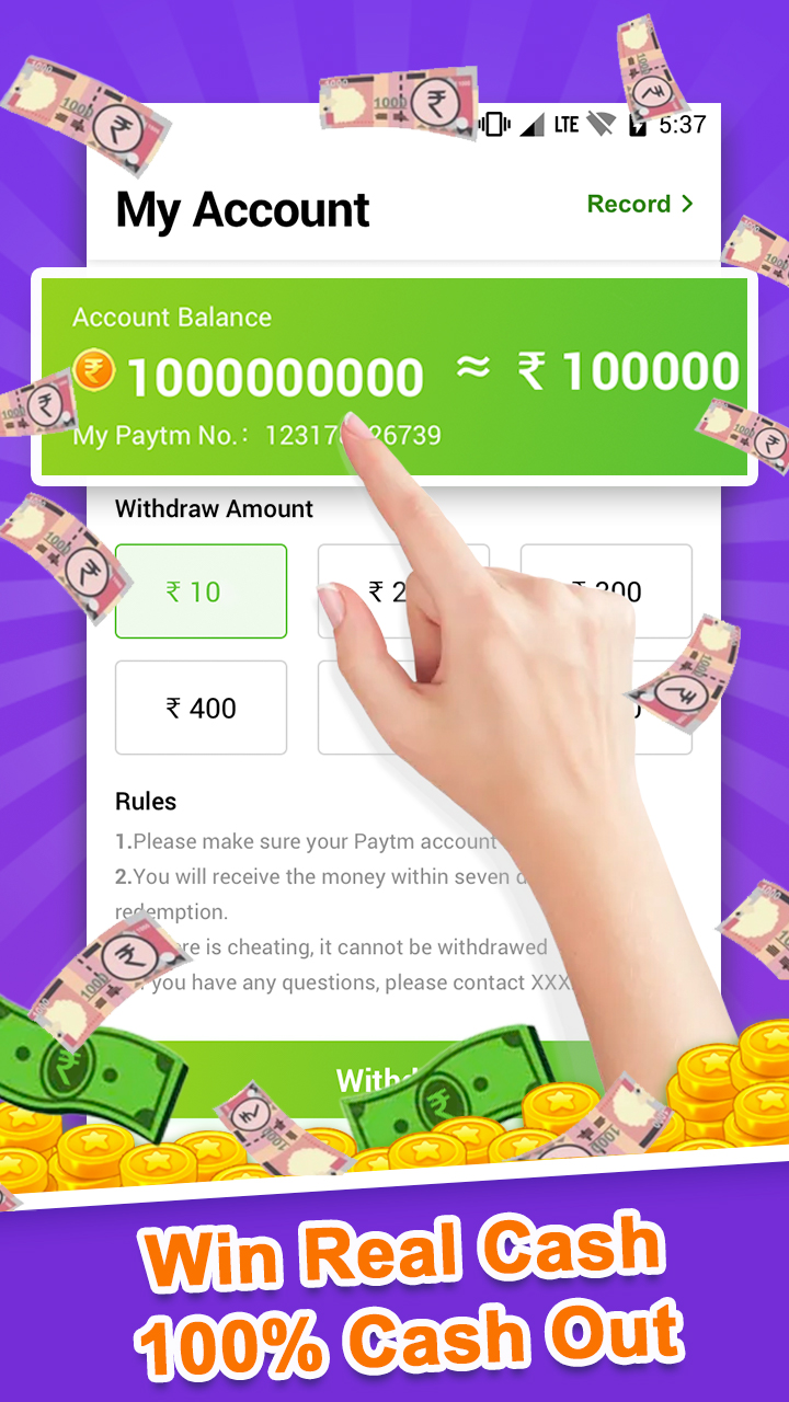 MoneyChalo-Win Real Cash 3 تصوير الشاشة