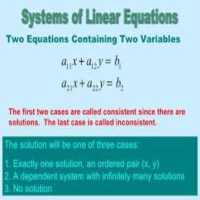 linear system with two equations two unknowns