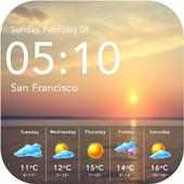Weather & Clock Android on 9Apps