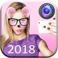 Snap Face Photo Editor: Cute Cat Face Sticker 2018