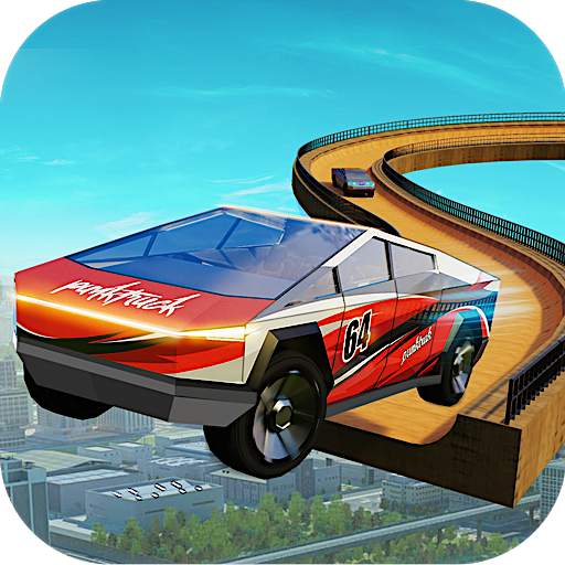 Cyber truck Ramp Car Extreme Stunts GT Racing Free