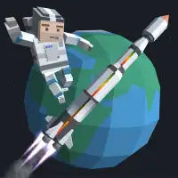Rocket ship launch - construction game cartoon for children about