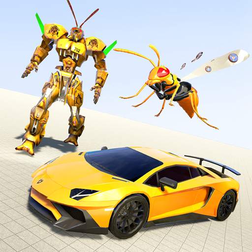 Wasp Robot Car Game: Robot Transforming Games