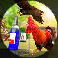 Chicken Shooting Game of Bird Hunting Bottle Shoot