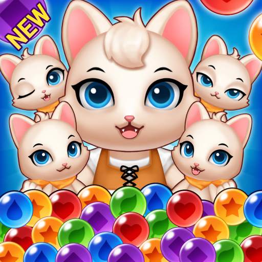 Bubble Shooter Cats POP : Puzzle Mania