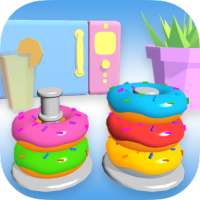 Stack It 3D – Color Sorting Hoops
