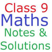 Class 9 Maths Notes And Solutions on 9Apps