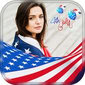 USA Independence Flag on DP : 4th July 2018 on 9Apps