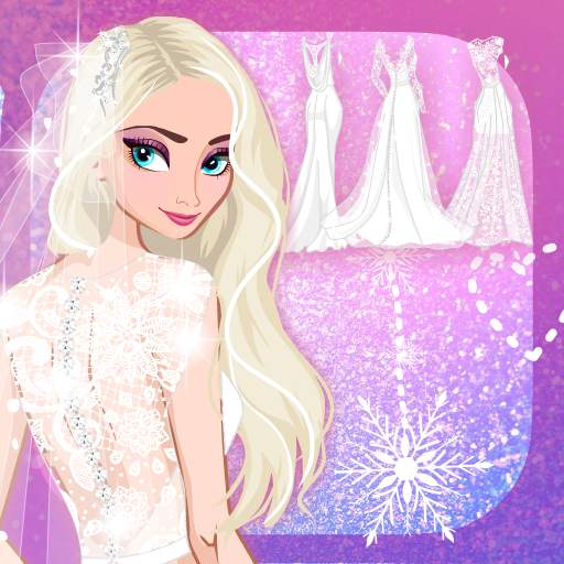 Icy Wedding - Winter frozen Bride dress up game