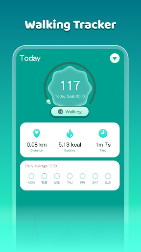Lucky Step-Walking Tracker screenshot 1