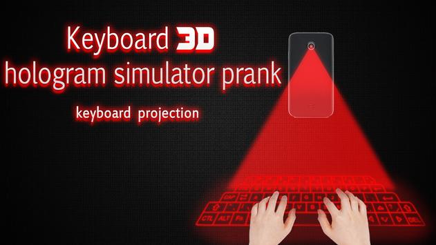 Hologram 3D keyboard simulated screenshot 1
