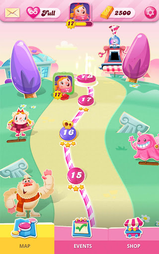 Candy Crush Saga 16 تصوير الشاشة