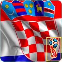 3D Croatia Flag live wallpaper