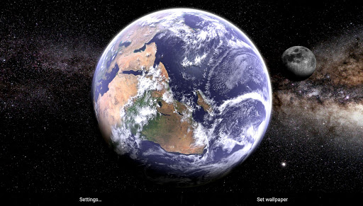 Earth & Moon in HD Gyro 3D Parallax Live Wallpaper screenshot 16