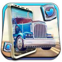 Blue Truck Launcher Theme